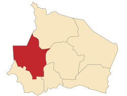 Location of Seremban District in Negeri Sembilan