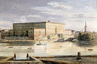 Stockholm Palace, 1848