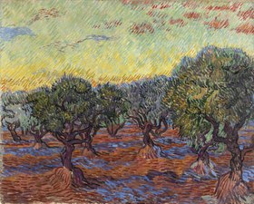 Olive Grove, Saint-Rémy (1889) Vincent van Gogh