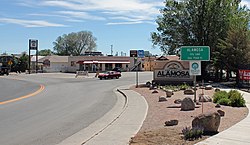 Entering Alamosa from the east