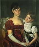 Alida Livingston Armstrong and Daughter (c. 1810)