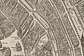 1625 map showing Dam Square, Nieuwezijds Voorburgwal, Nieuwezijds Achterburgwal and the Singel