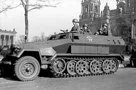 German WWII Sd.Kfz. 251 half-tracked APC