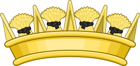 A depiction of a crown used by a Scottish unitary authority