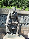 Scottish-American War Memorial by was designed by R. Tait McKenzie, erected in 1927