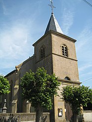 The church in Les Baroches