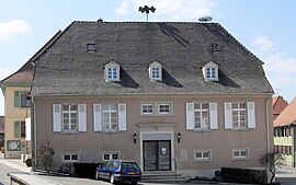 The town hall in Eschentzwiller
