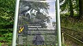 Hinweisschild zum Bodendenkmal „Räuberhöhle“ im FFH-Teilgebiet Gehege Idstedtwege