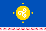 Flag of Ust-Orda Buryat Autonomous Okrug (18 September 1997–1 March 2009)