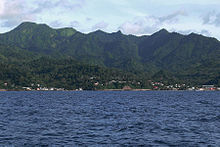Colour photo of Grenadian mountains