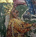 Fresco depicting Stephen the Great, Prince of the Romanian province of Moldavia, from "The Book of the Four Gospels of Humor" printed in 1473.