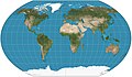 Image 15 Kavrayskiy VII projection Map: Strebe, using Geocart The Kavrayskiy VII projection is a map projection invented by Vladimir V. Kavrayskiy in 1939 as a general purpose pseudocylindrical projection. It produces maps with low overall distortion, despite its straight, evenly-spaced parallels and a simple formulation. More selected pictures