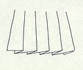 The knife pleat is the basic pleat used in sewing.