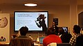 File:Mary Going presenting at Edinburgh Gothic 2018.