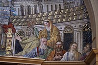 Paleochristian mosaic from Santa Pudenziana in Rome, c. 410 AD