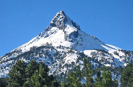 Nevado de Colima is a stratovolcano in Jalisco near the border with Colima.