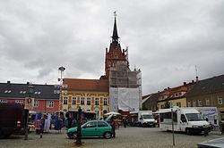 Market square and town hall