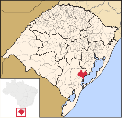 Location within Rio Grande do Sul