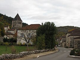 A general view of Saint-Vincent-Rive-d'Olt