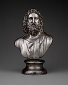 Roman bust of Serapis; 2nd century; 15.6×9.5 cm; Metropolitan Museum of Art