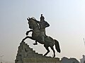 An equestrian statue of Sardar Jassa Singh Ramgarhia