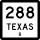 Business State Highway 288-B marker