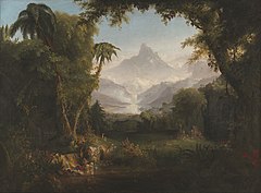 The Garden of Eden by Thomas Cole (c. 1828)