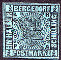 Bergedorfer Briefmarke 1861 bis 1867