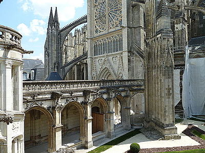 The Gothic-Renaissance Cloister of La Psalette, joined to the Cathedral