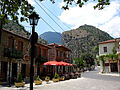 A street at the town of Mystras