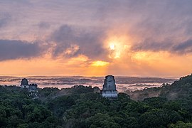 Die Tempelanlagen in Tikal waren Drehort für Yavin IV.