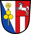 „Haager Schimmel“ im Wappen von Albaching (siehe auch: zu Fraunberg)