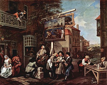 William Hogarth's Election series, Humours of an Election, plate 2