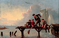 Boys Crabbing by William Ranney, 1855