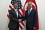 26 June 2019 Turkish Defense Minister Hulusi Akar with Acting U.S. Secretary of Defense Mark Esper;