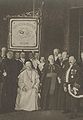 Monsignor Anton de Waal (center, next to the pope), in audience to Pope Pius X in 1913 with the Deutschen Gesellenverein Rom.