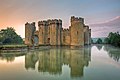 Image 43Bodiam Castle is a 14th-century moated castle in East Sussex. Today there are thousands of castles throughout the UK. (from Culture of the United Kingdom)