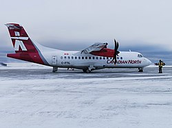 Canadian North-First Air ATR 42-500 am Cambridge Bay Airport
