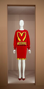 McDonald's-inspired dress from Moschino Fall 2014
