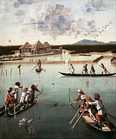 Hunting on the Lagoon, Getty Center, Los Angeles