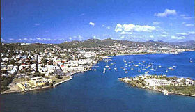 The City of Christiansted looking east