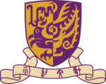 The school emblem, depicting a mythical Chinese bird in the school colours, purple and gold.