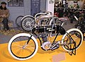 Wire wheels on the first Harley-Davidson motorcycle