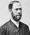 Image 13Heinrich Rudolf Hertz (1856–1894) proved the existence of electromagnetic radiation. (from History of radio)