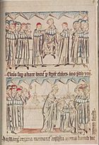 Heinrich VII. (französische Miniatur aus dem 14. Jahrhundert)