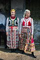 Hungarian women in folk dress