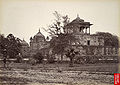 Mausoleums of Sultan Begum, Nithar Begum, and Khusrau; Khusru Bagh photographed in the 1870s.