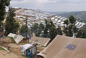 Kigeme-Flüchtlingslager im Jahr 2012 für Flüchtende aus der Demokratischen Republik Kongo