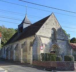 The church in La Neuville-sur-Ressons