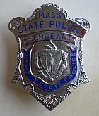 Badge of Massachusetts State Police